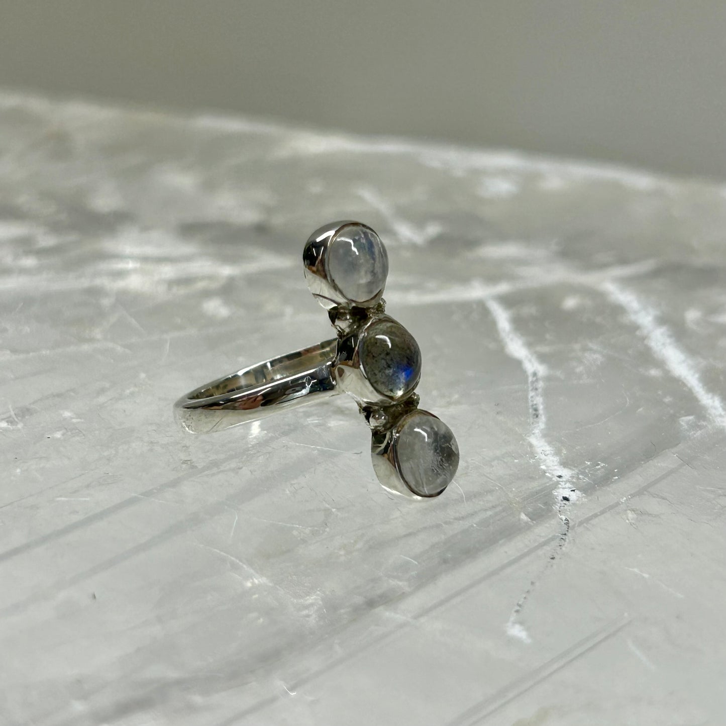 Labradorite Ring (SIZE- L)