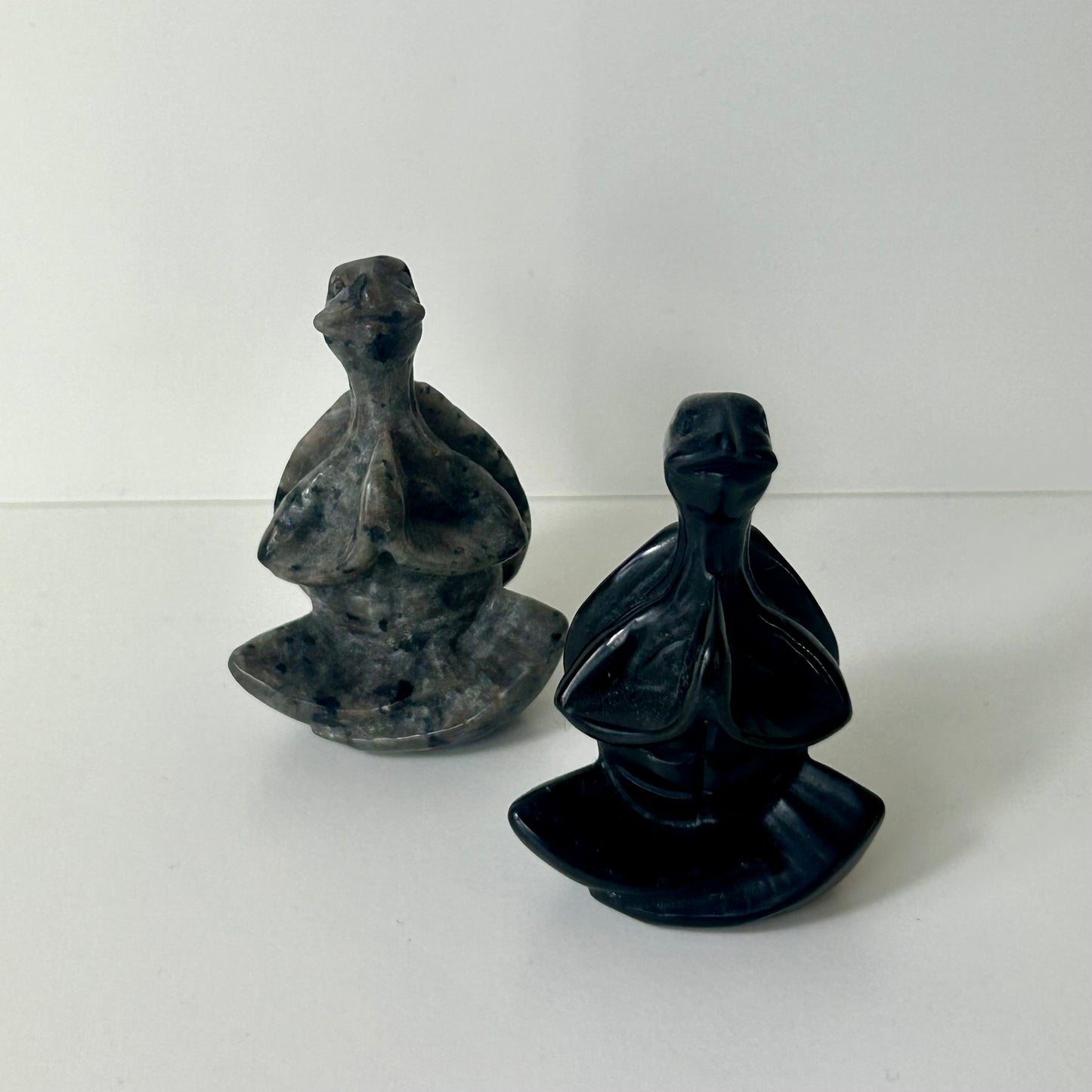 Meditating Turtle Carvings