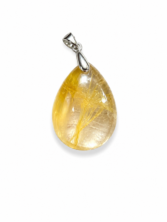 Golden Healer Teardrop Pendants