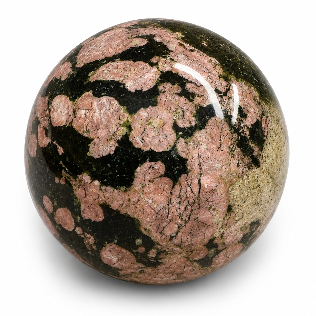 Sakura Agate Sphere