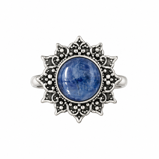 Blue Kyanite Adjustable Ring