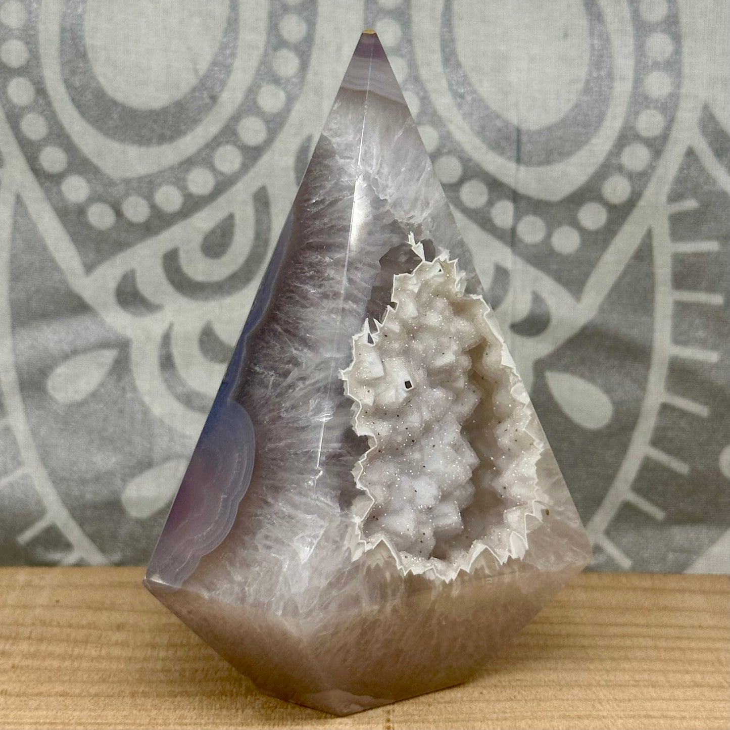 Quartz & Agate Point Statement Piece
