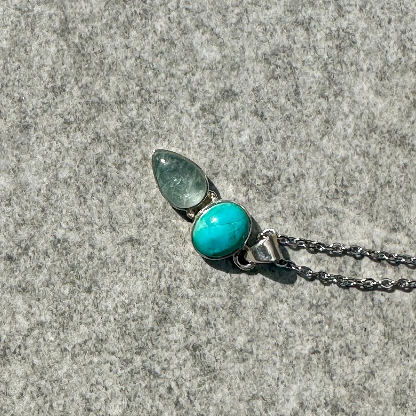 Turquoise & Aqua 925 Pendant
