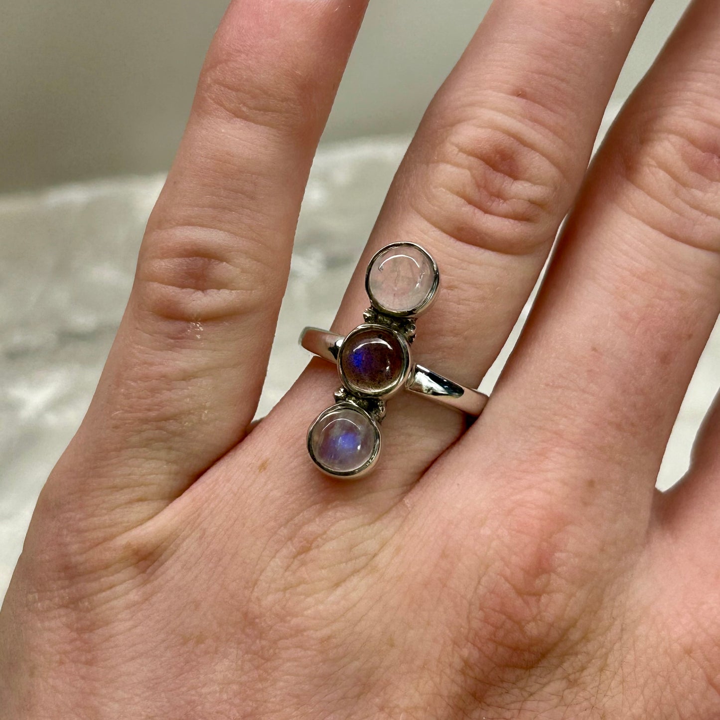 Labradorite Ring (SIZE- L)