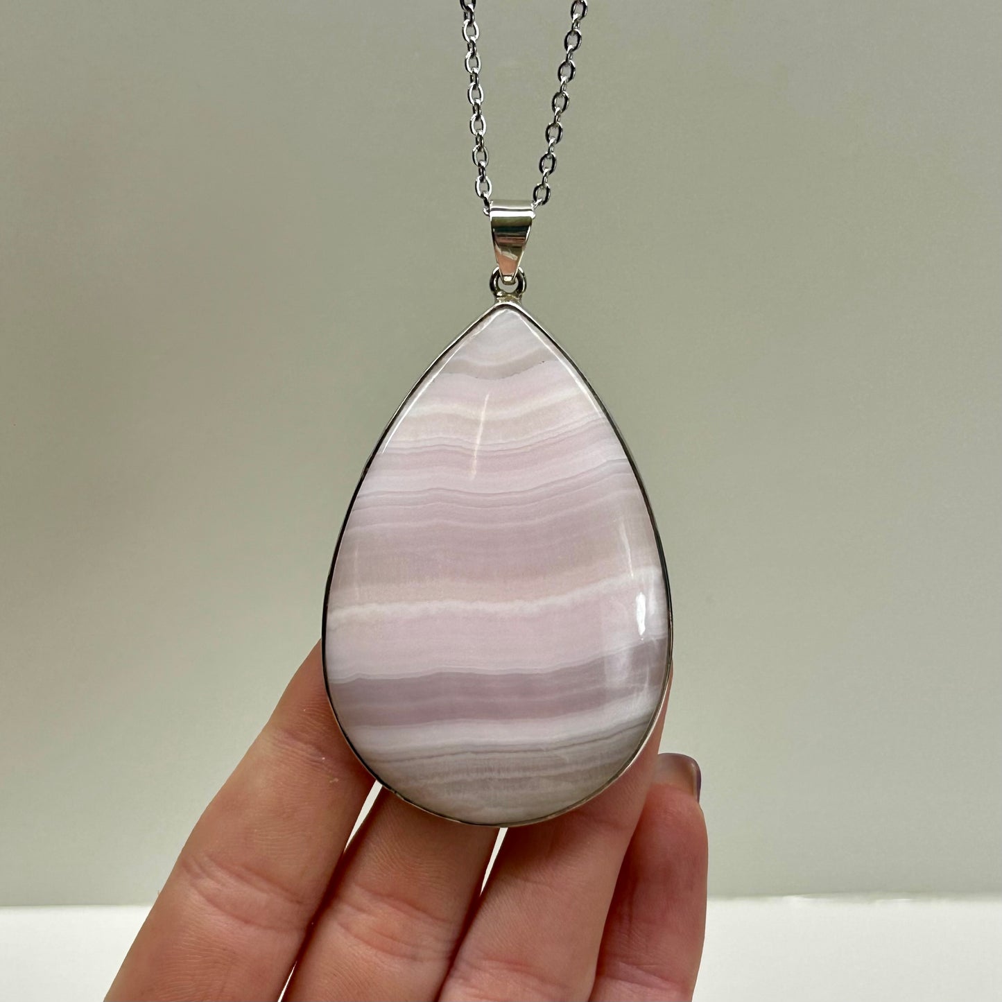 Pink Calcite Necklace