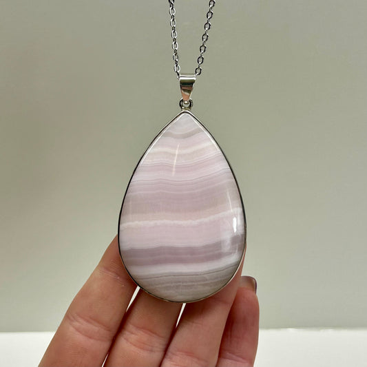 Pink Calcite Necklace