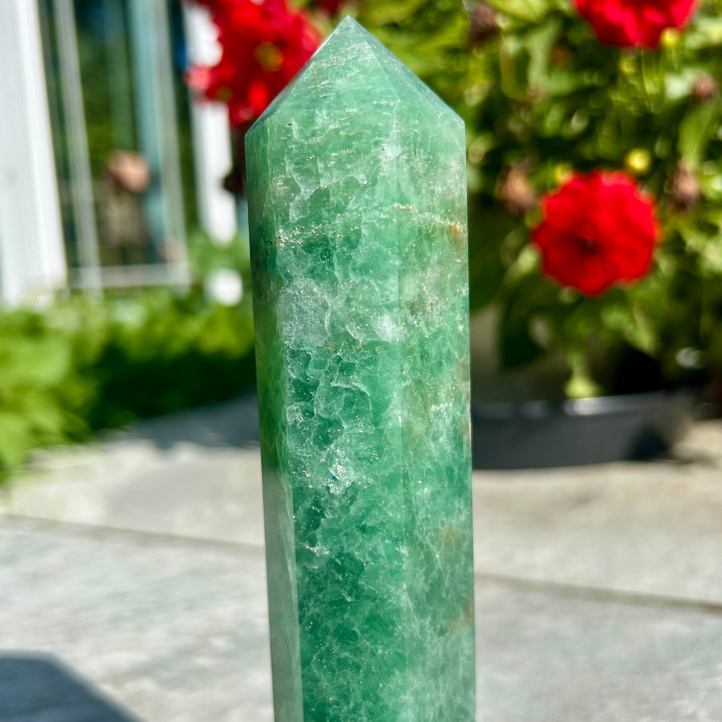 Green Fluorite Tower High grade