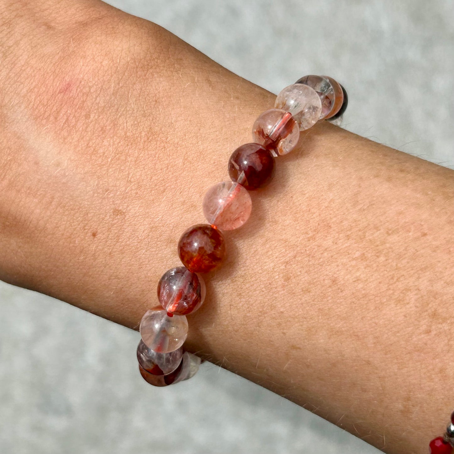 Fire Quartz 8mm Bracelet
