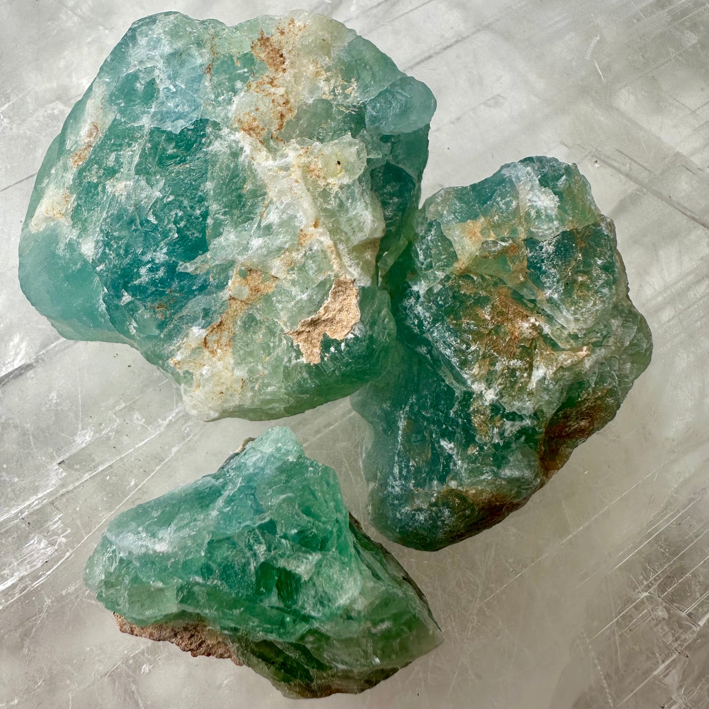 Green Fluorite Raws