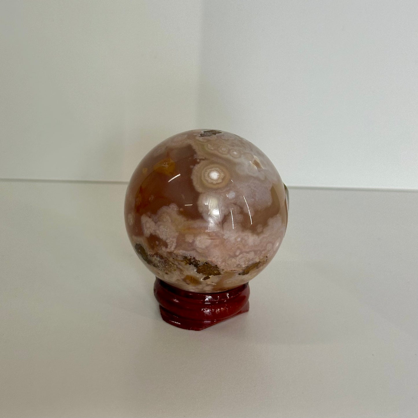 Flower Agate Spheres