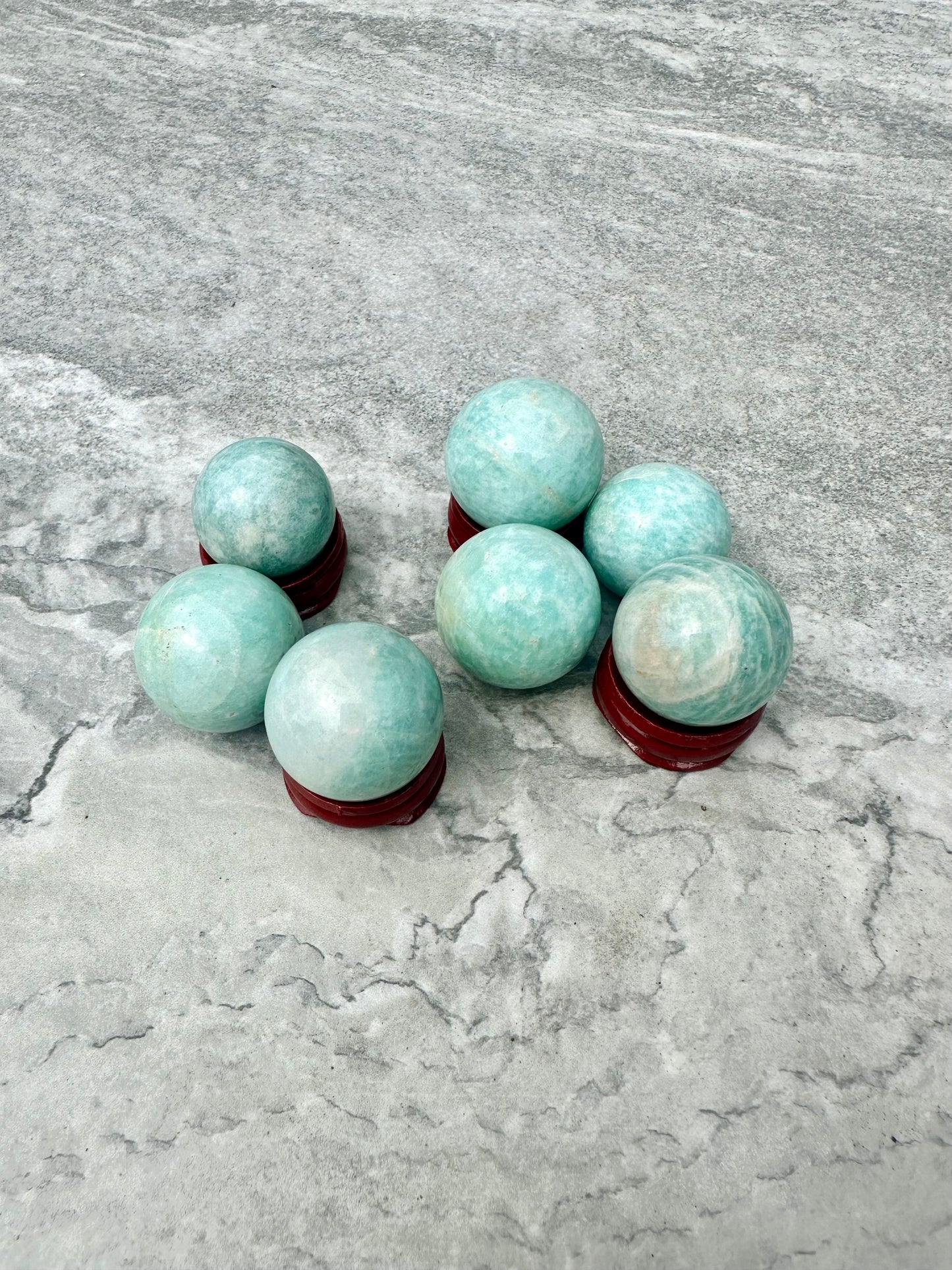 Amazonite Spheres