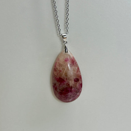 Pink Tourmaline Necklace