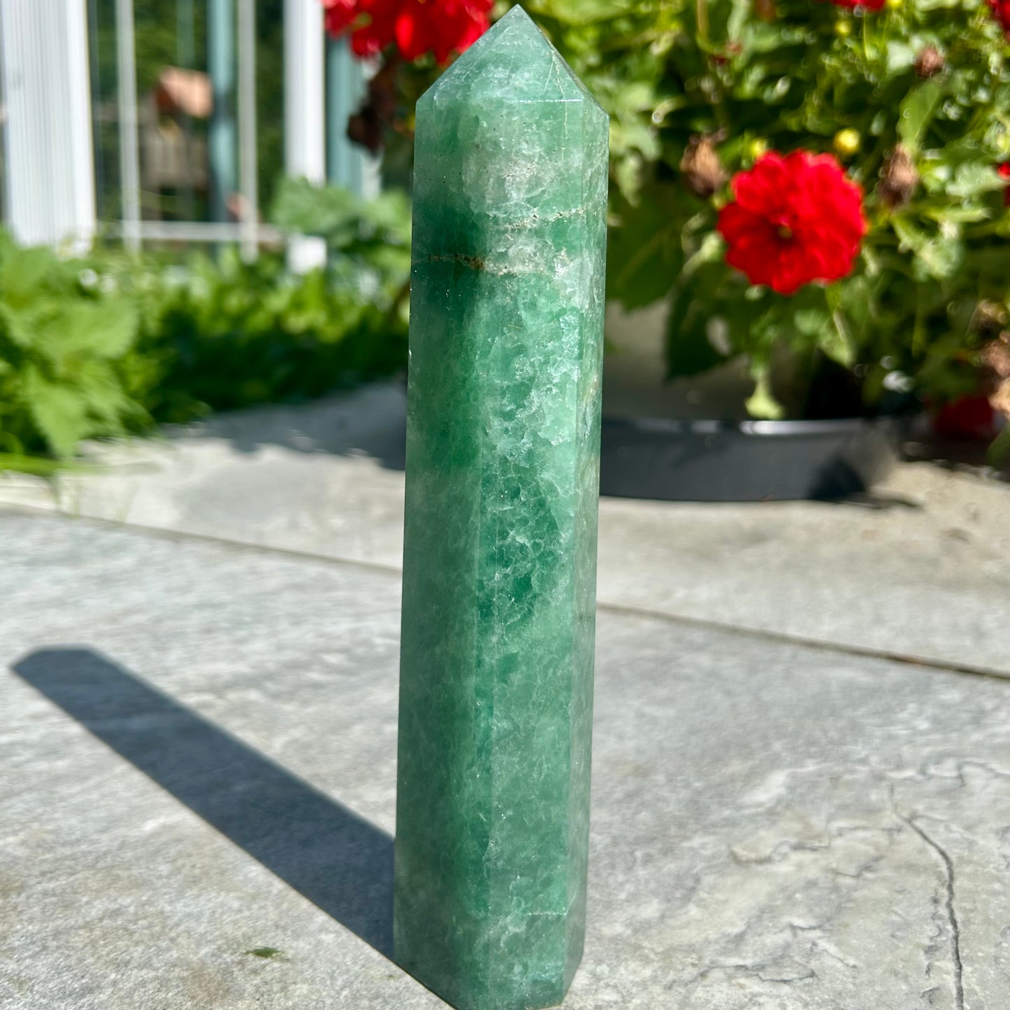 Green Fluorite Tower High grade