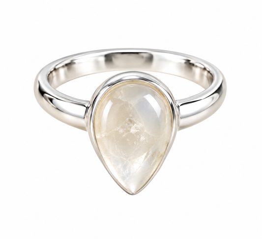 Libyan Desert Glass Ring Size P