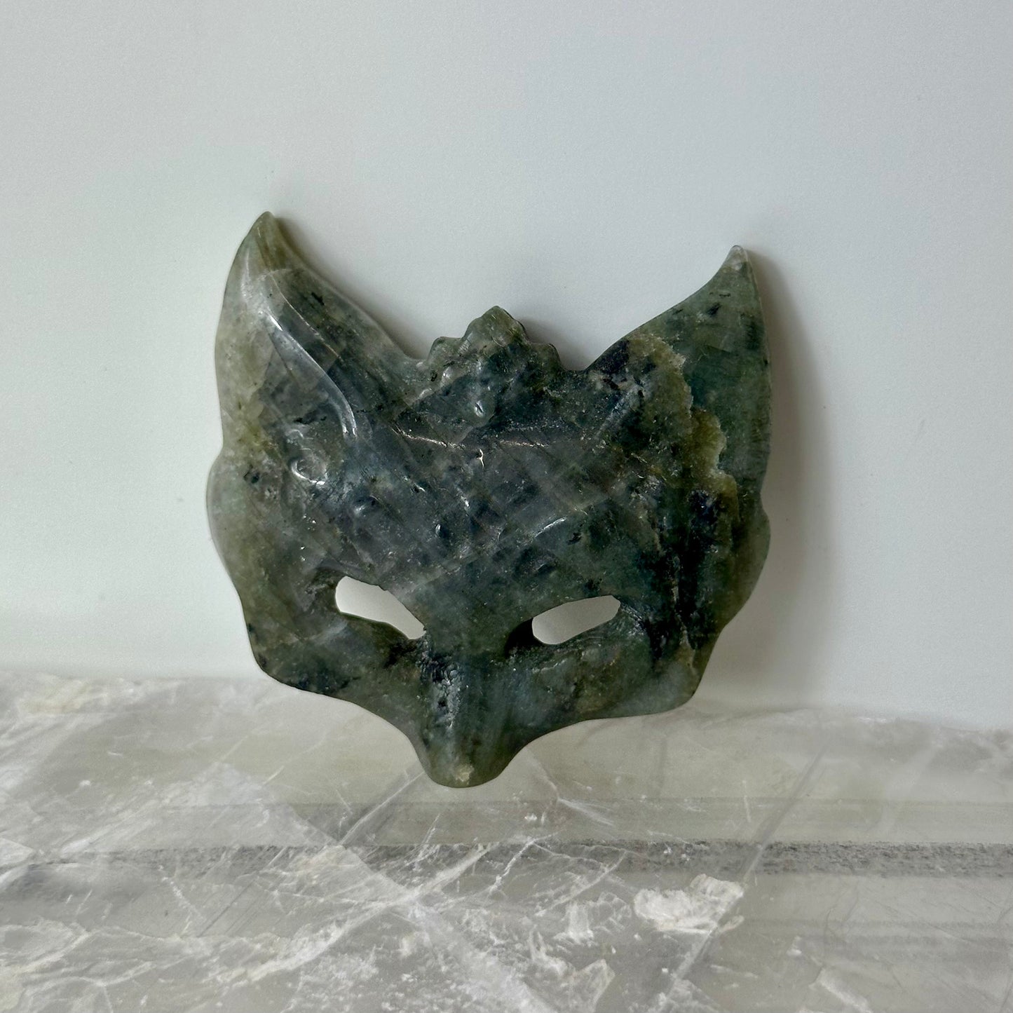 Labradorite Fox Head