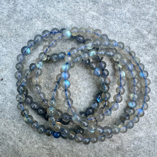 Labradorite 6mm Bracelet ￼