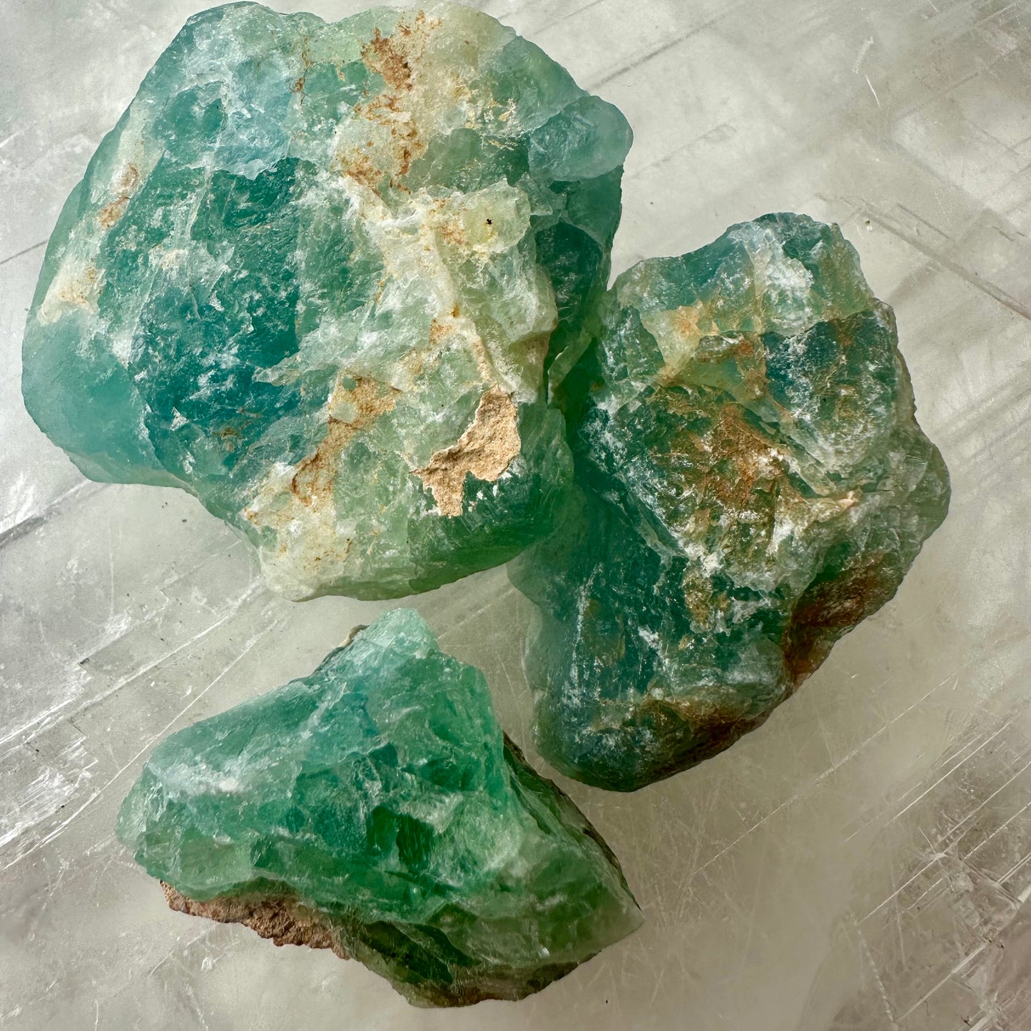 Green Fluorite Raws