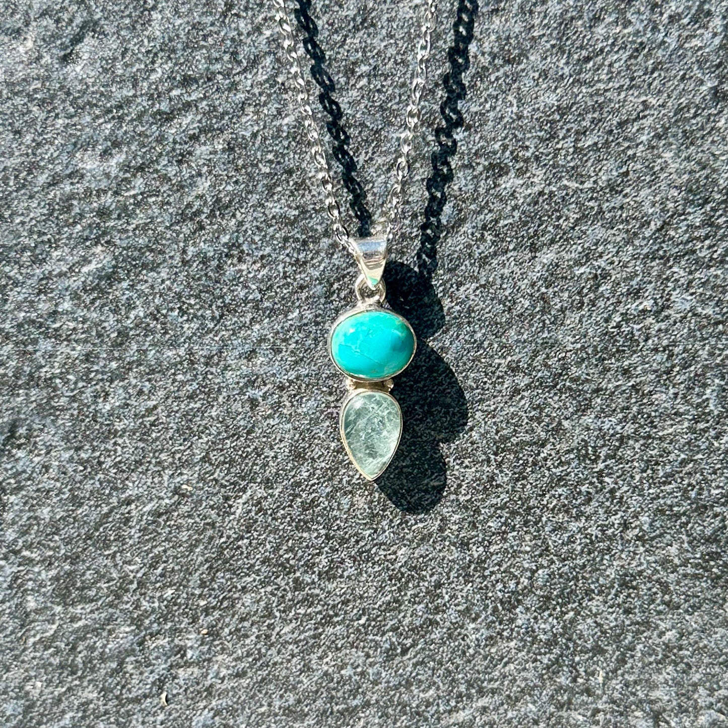 Turquoise & Aqua 925 Pendant