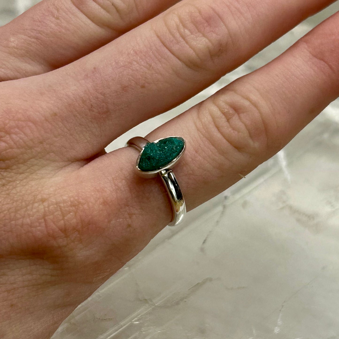 Dioptase Ring