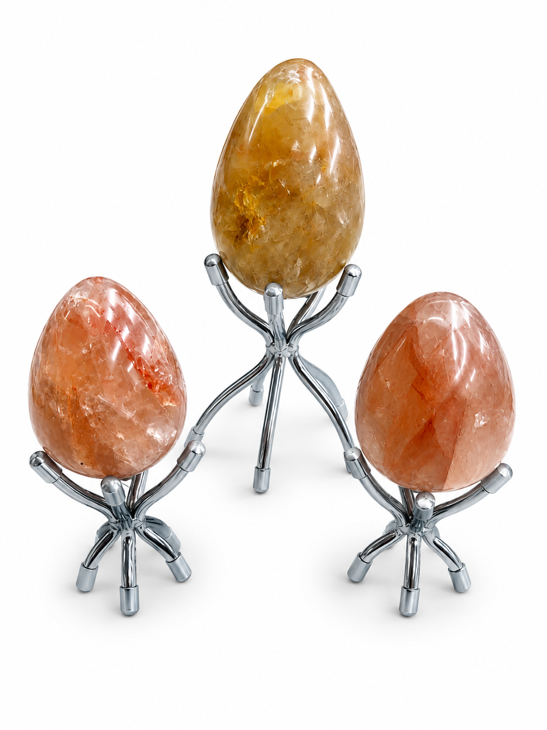 Fire Quartz Eggs