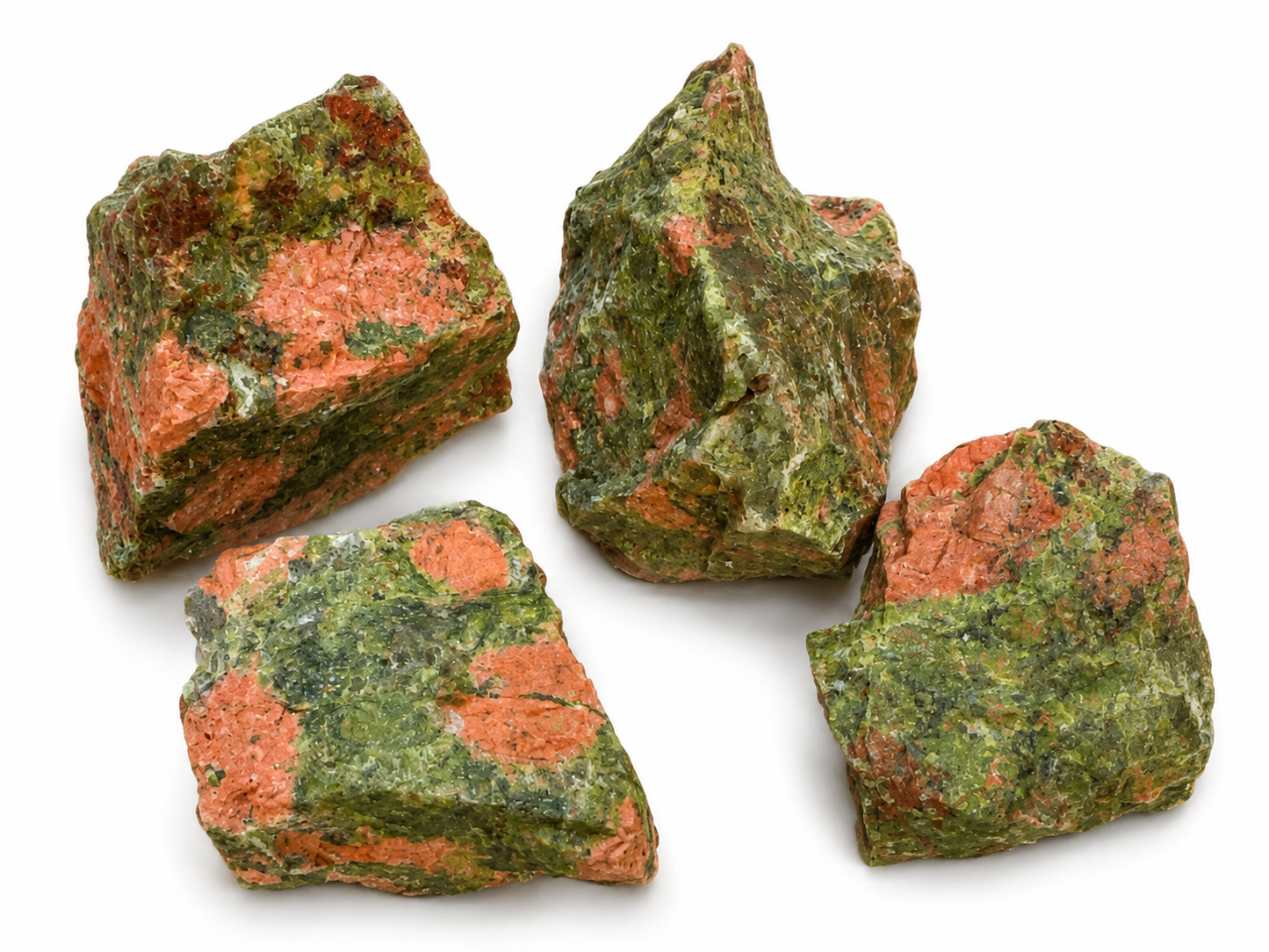 Unakite Raw Crystals