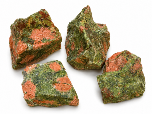 Unakite Raw Crystals