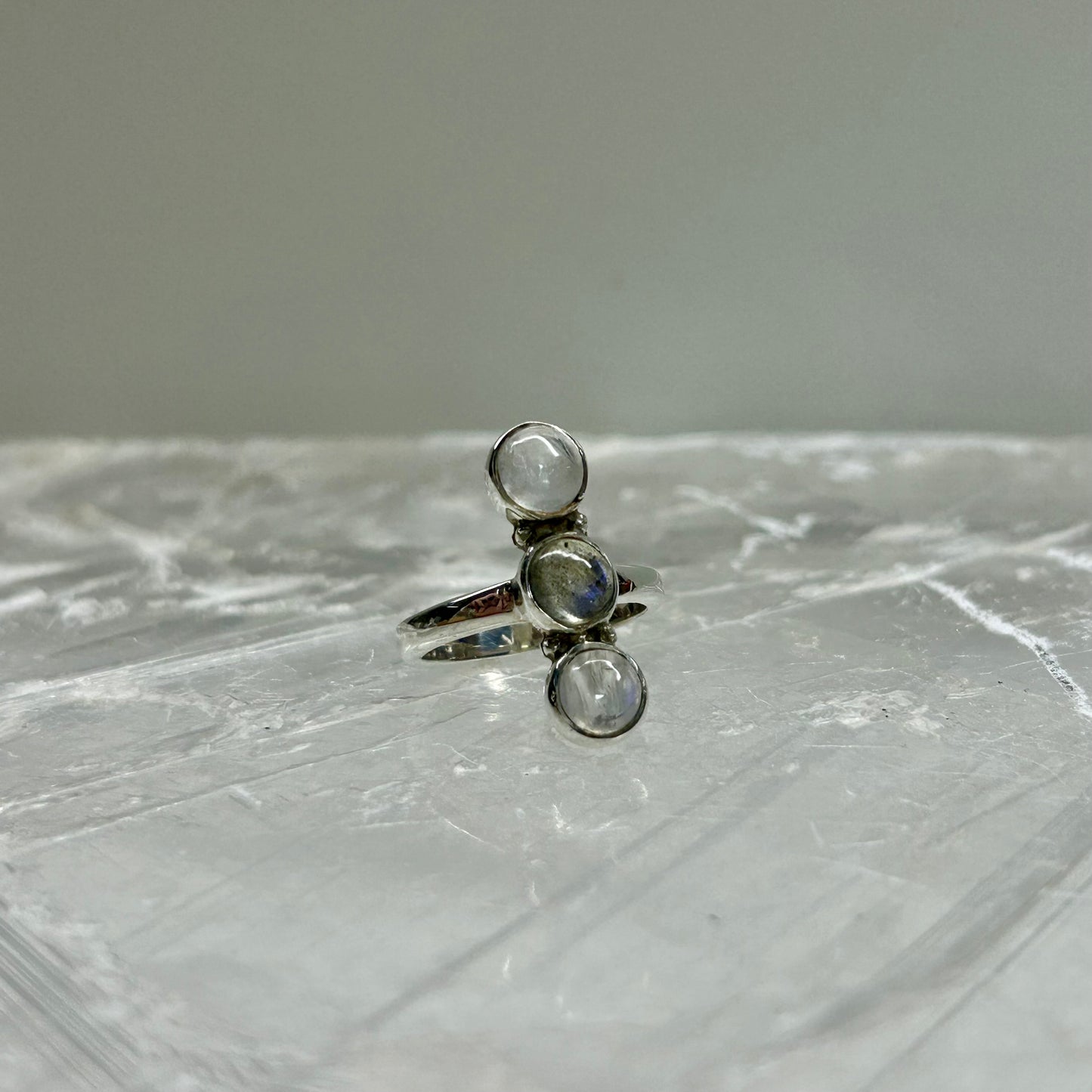 Labradorite Ring (SIZE- L)
