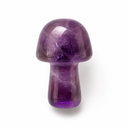 Amethyst Mini Mushroom Carvings