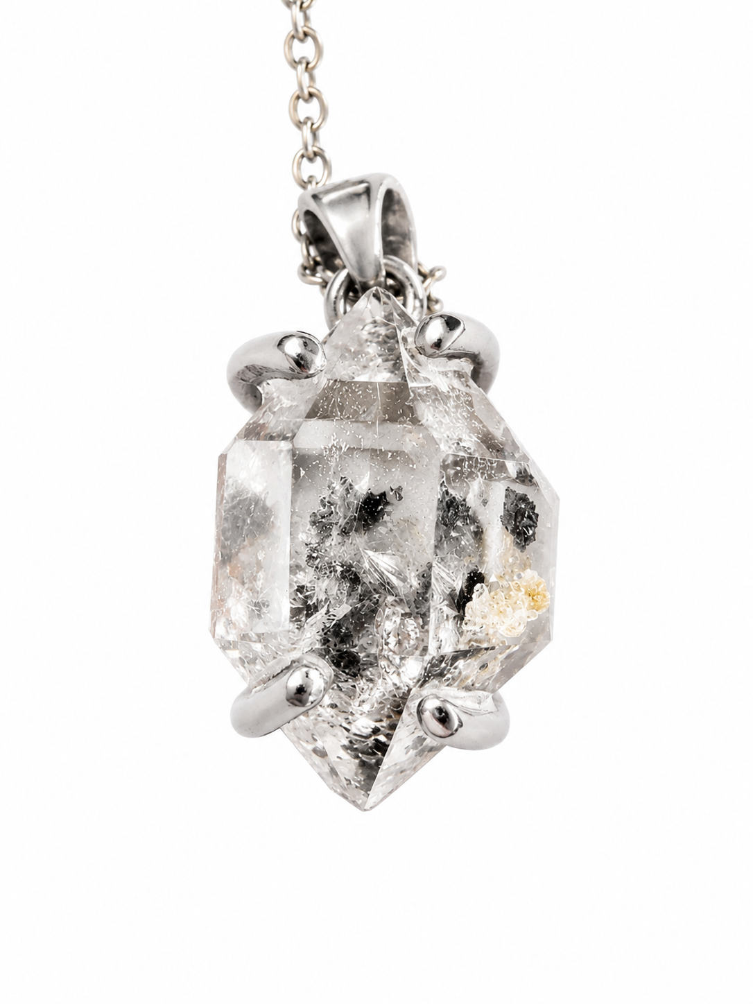 Herkimer Diamond Raw Pendant