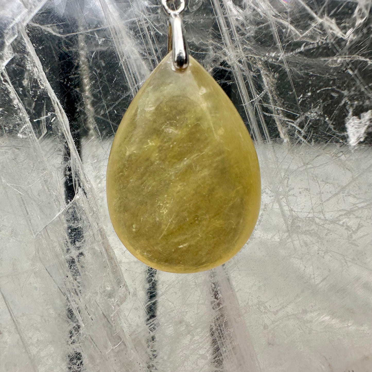 Gold Mica Pendant