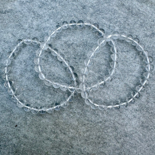 Clear Quartz 6mm Bracelet