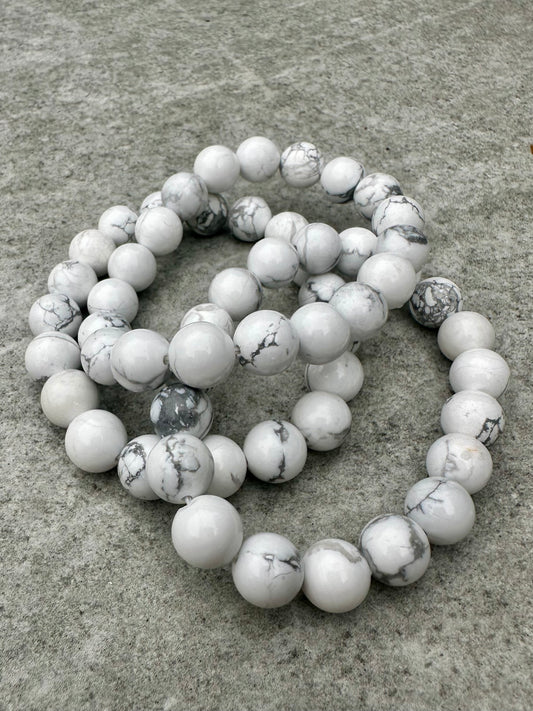 Howlite 10mm Bracelets