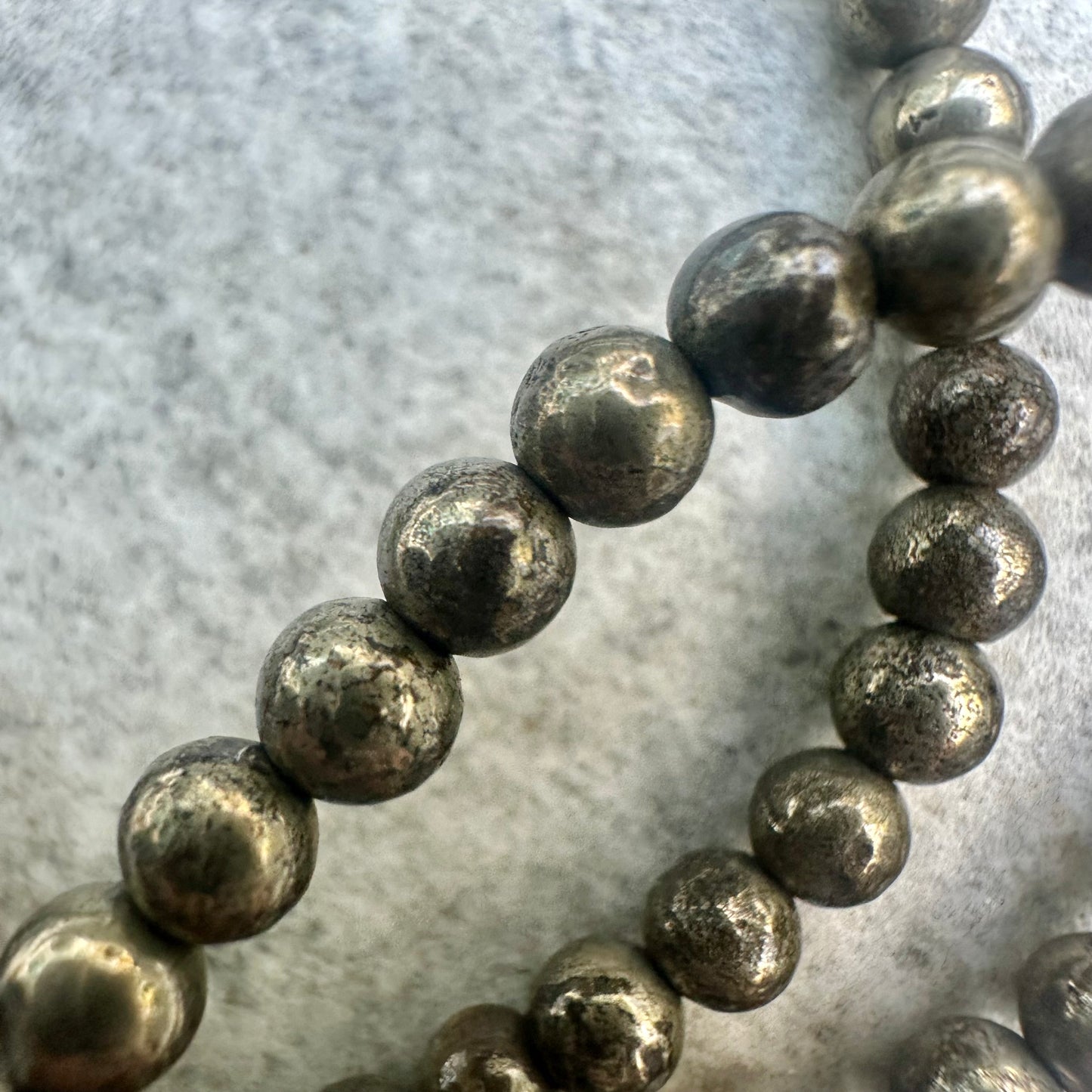 Pyrite 4mm Bracelet