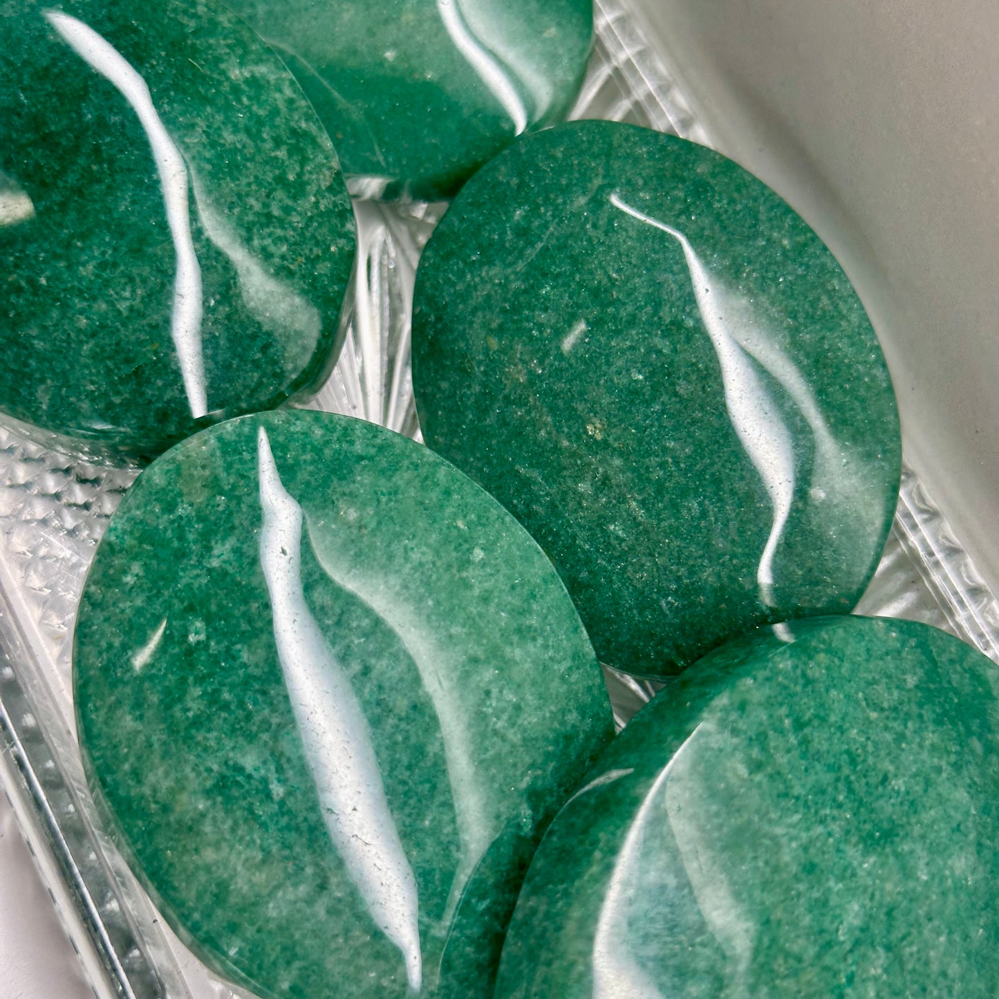 Green Aventurine Palms