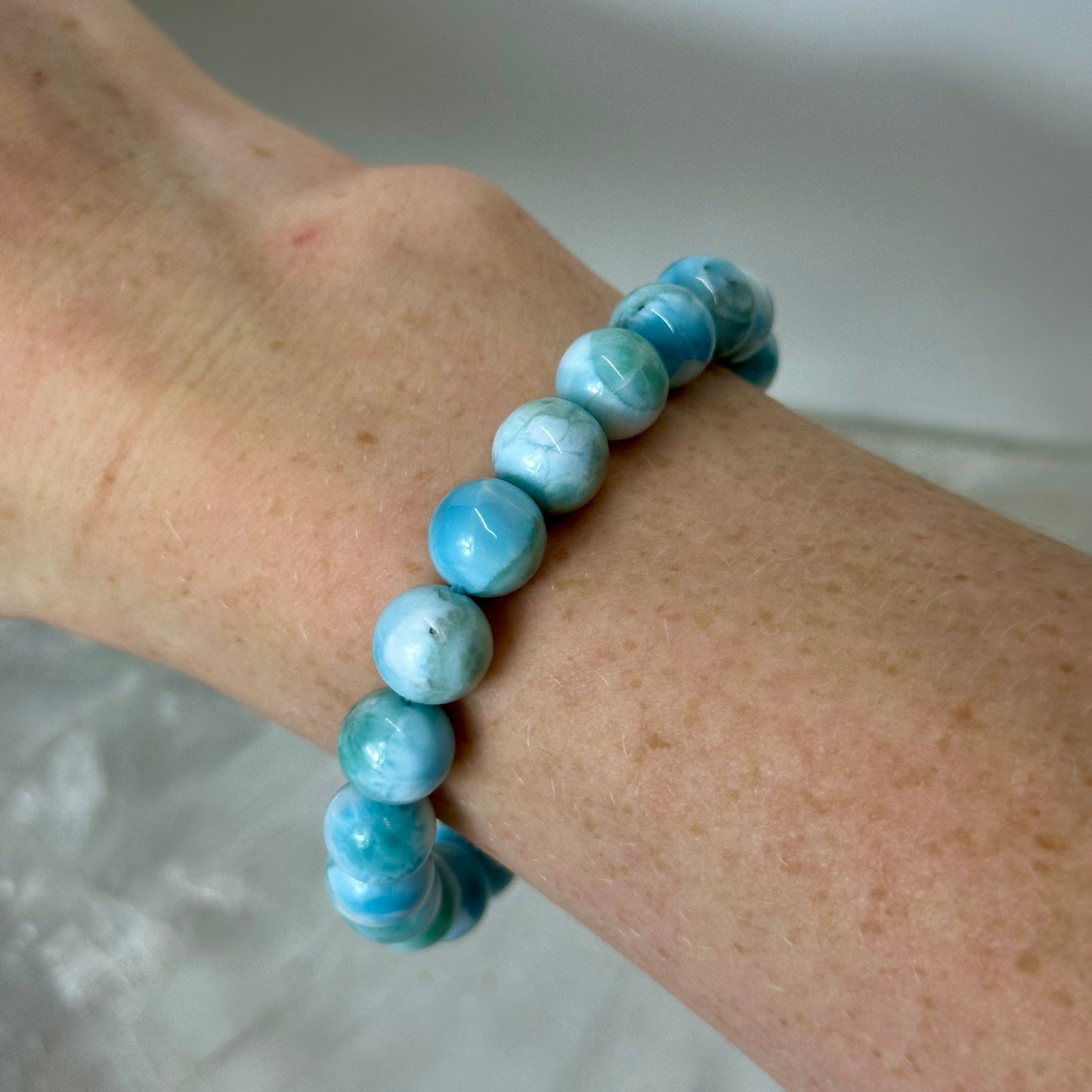 Larimar Bracelet 8mm