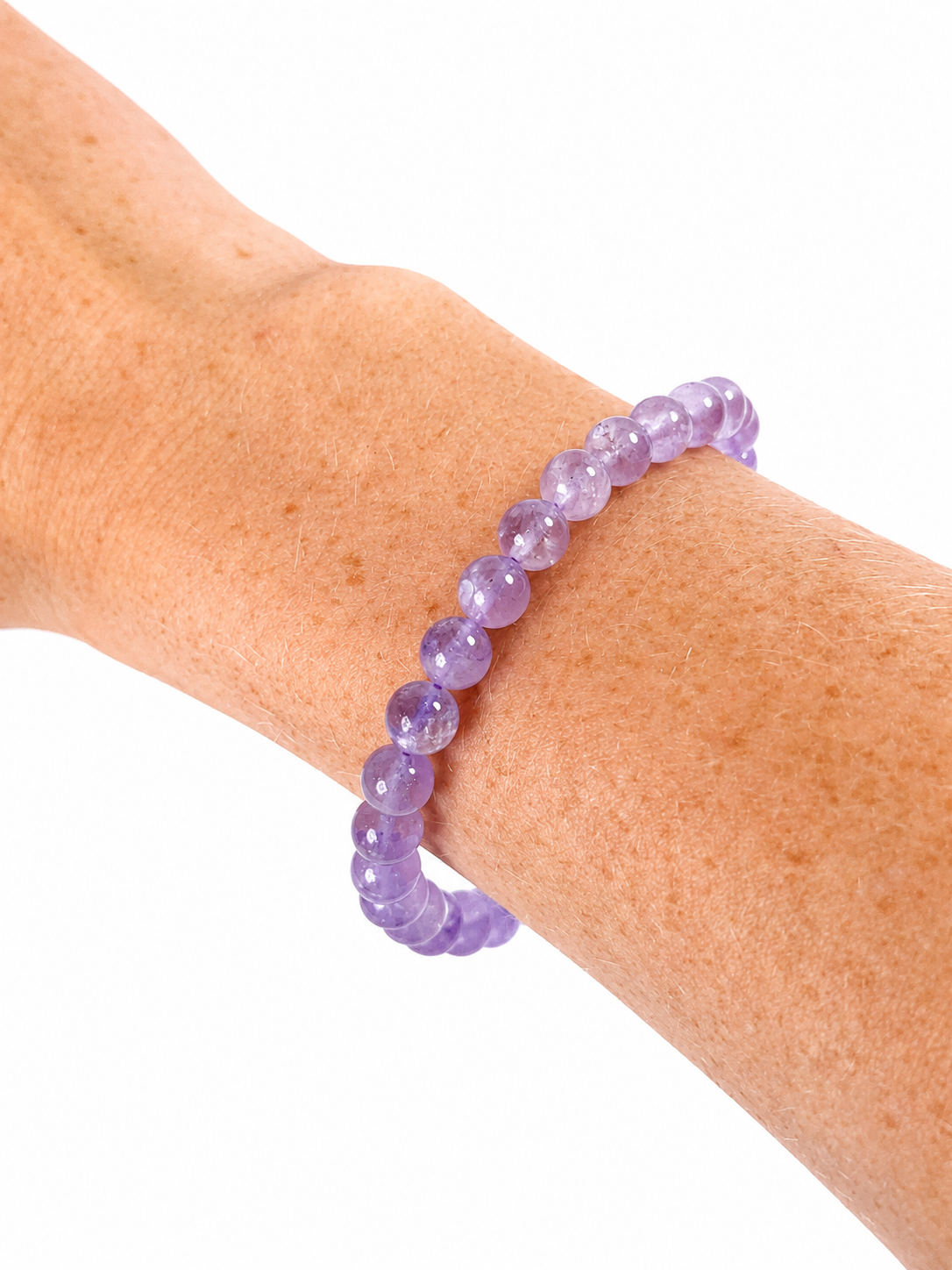 Lavender Amethyst 6mm Bracelet
