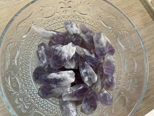 Raw Dream Amethyst Points