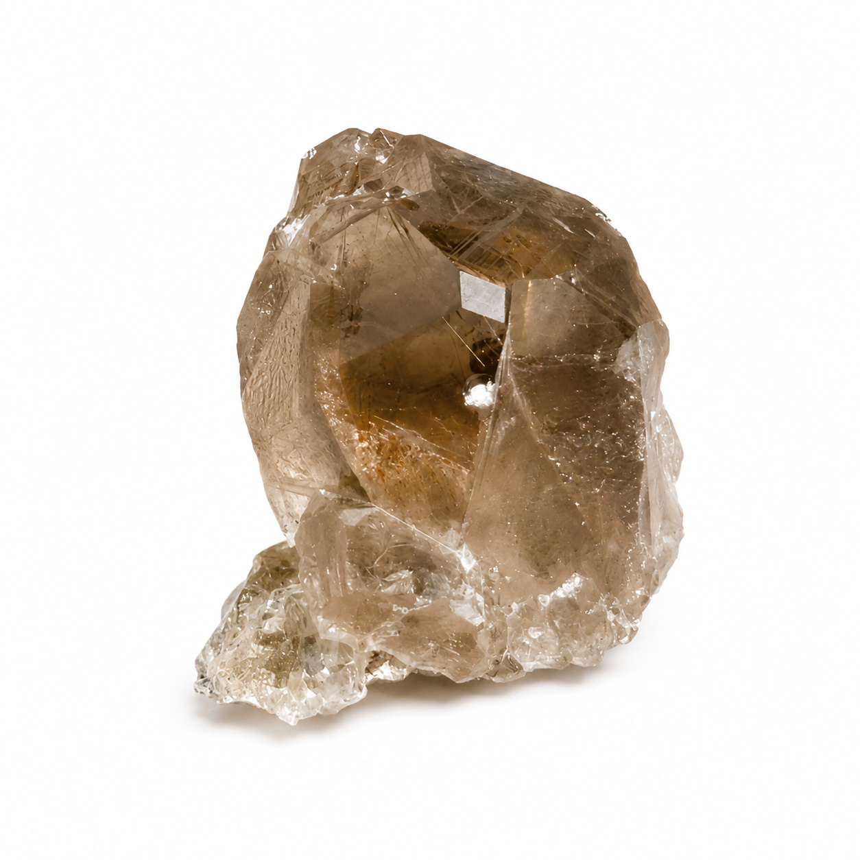 Raw Smokey Quartz Points with Rutile