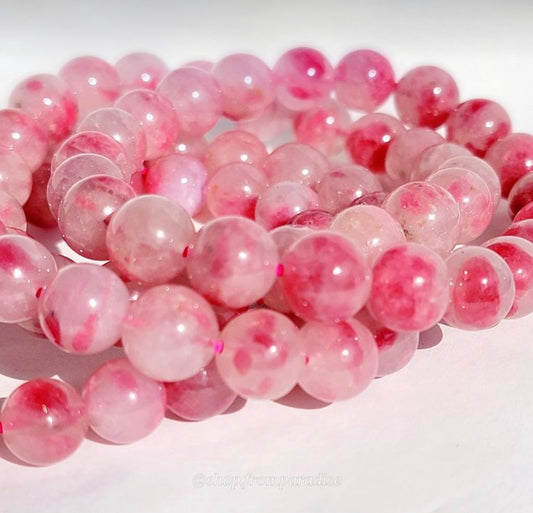 Cherry Rhodanite 8mm Bracelet