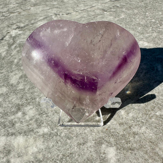 Phantom Amethyst Heart
