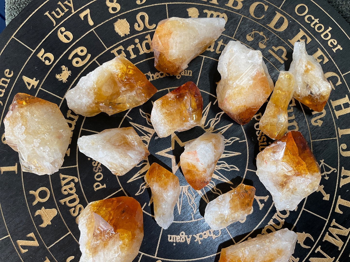 Raw Citrine Points