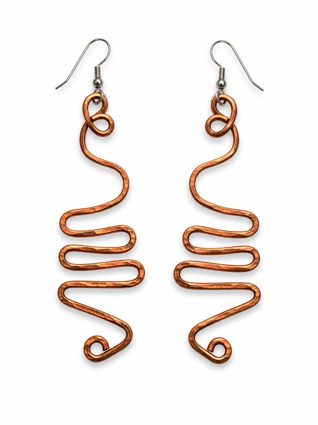 Copper Earrings Handmade