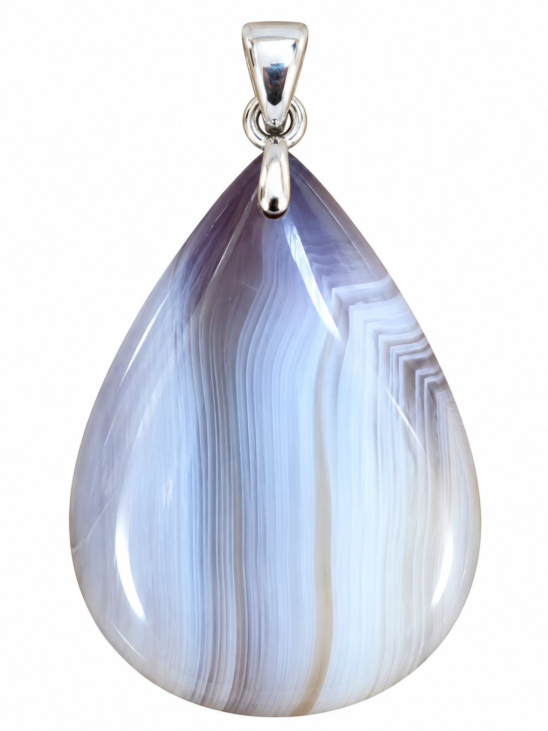 Agate Teardrop Pendant
