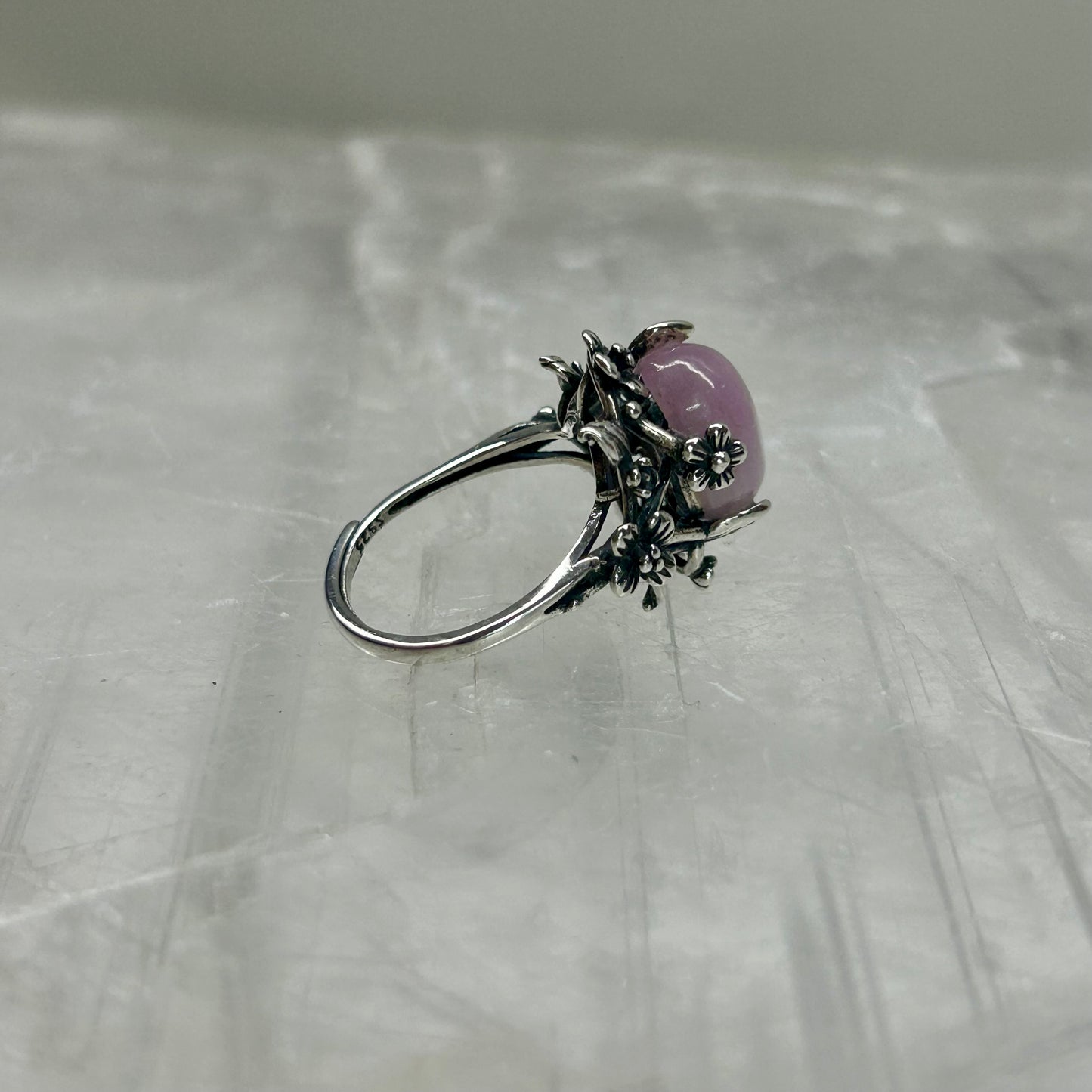 Kunzite Adjustable Ring