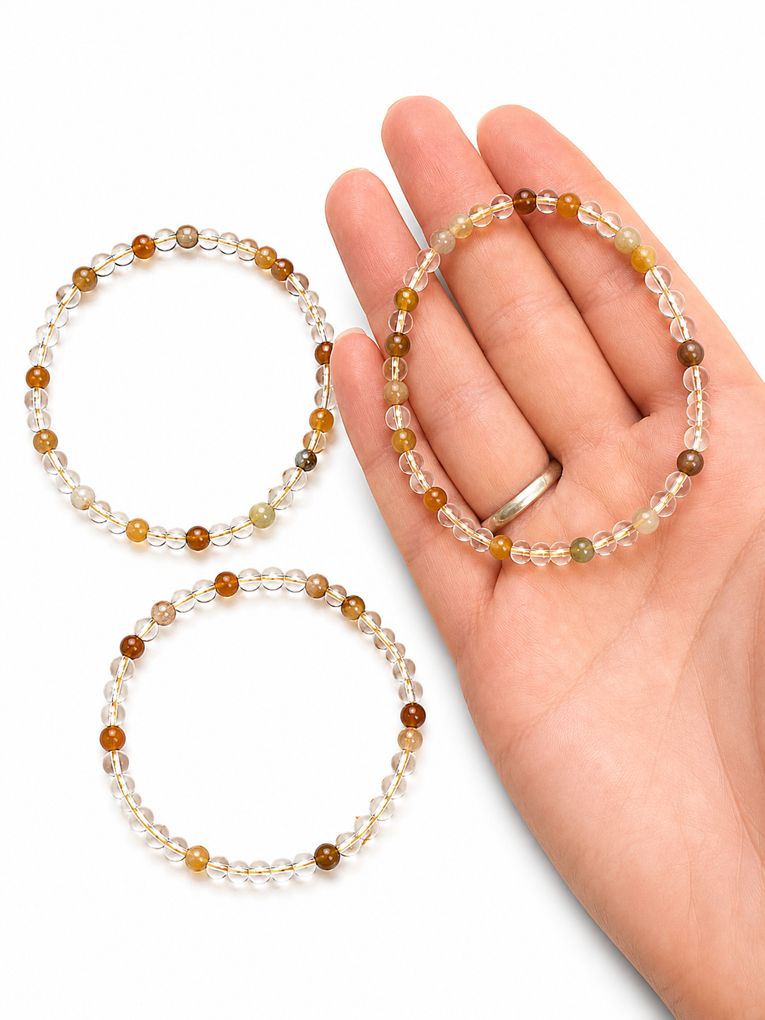 Golden Healer 4mm Crystal Bracelets