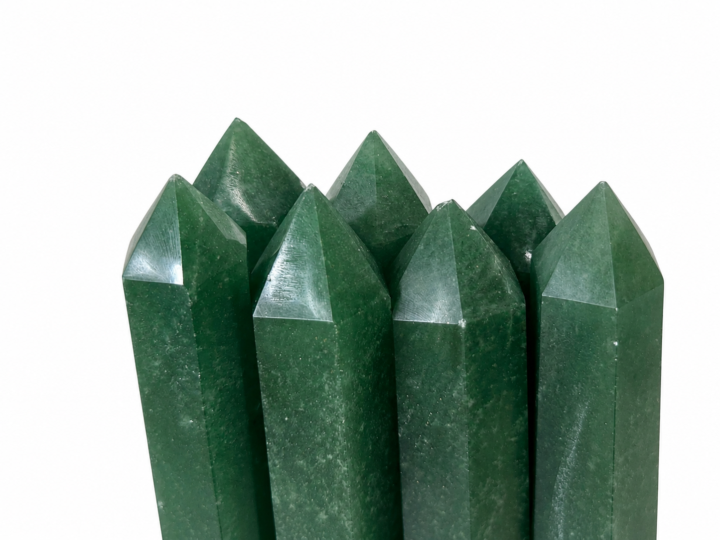 Green Aventurine Tower – Chipped Tip