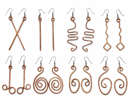 Copper Earrings Handmade