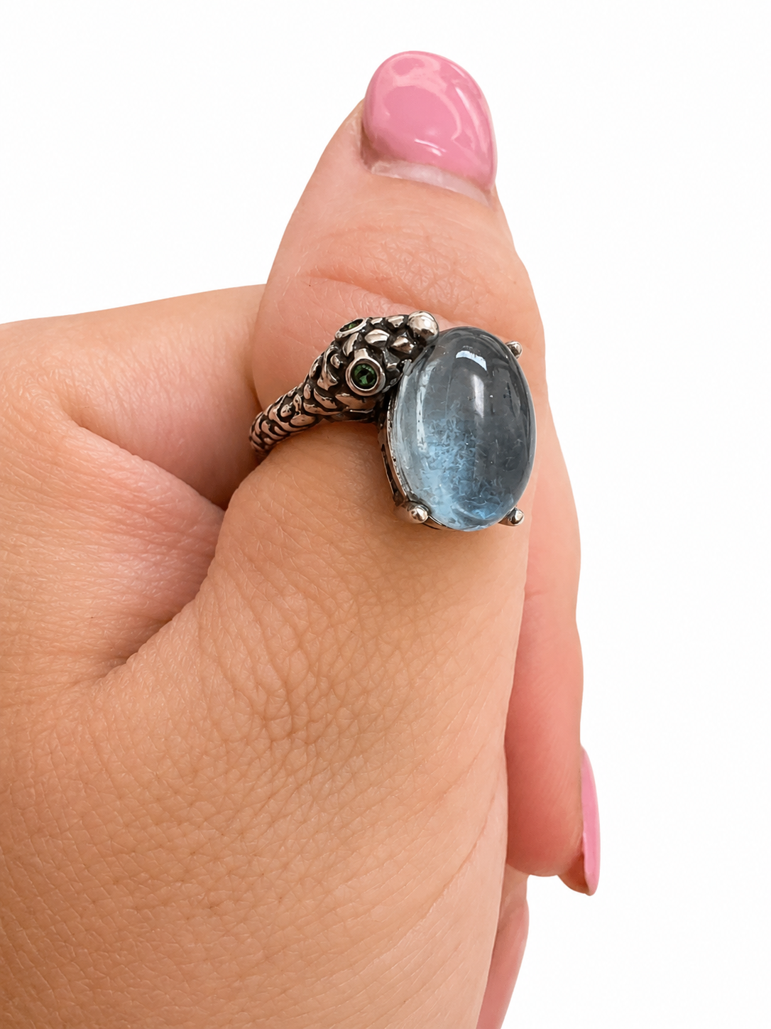 Aquamarine Adjustable Ring