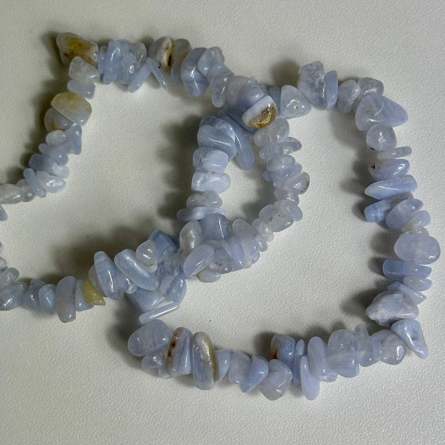 Blue Lace Chipped Bracelet
