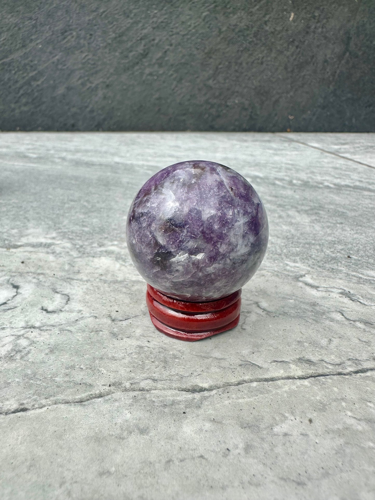Lepidolite spheres